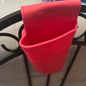 Red Silicone Bedside Caddy